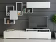 TV-bänk Hanah Home Amor Vit Spånskiva 210x30x35 cm - TV-bänkar - 8681181980033 - 2