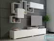TV-bänk Hanah Home Amor Vit Spånskiva 210x30x35 cm - TV-bänkar - 8681181980033 - 3