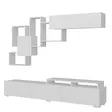 TV-bänk Hanah Home Amor Vit Spånskiva 210x30x35 cm - TV-bänkar - 8681181980033 - 5
