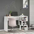 Skrivbord Hanah Home Dardanos Vit Spånskiva 110x73,8x50 cm - Skrivbord - 8683342399913 - 2