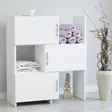 Förvaringsskåp Hanah Home Anna Vit Spånskiva 65x89,8x31,5 cm - Skåp och byråer - 8681181980583 - 2