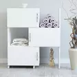 Förvaringsskåp Hanah Home Anna Vit Spånskiva 65x89,8x31,5 cm - Skåp och byråer - 8681181980583 - 3