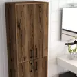 Förvaringsskåp Hanah Home Berlin A Valnöt Spånskiva 60x200x35 cm - Skåp och byråer - 8683342170123 - 5