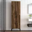 Förvaringsskåp Hanah Home Berlin A Valnöt Spånskiva 60x200x35 cm - Skåp och byråer - 8683342170123 - 3