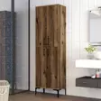Förvaringsskåp Hanah Home Berlin A Valnöt Spånskiva 60x200x35 cm - Skåp och byråer - 8683342170123 - 2