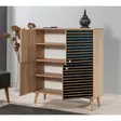 Förvaringsskåp Hanah Home Multilux 222 Sonoma Ek Spånskiva 95x111x36 cm - Skåp och byråer - 8681875380743 - 4