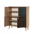 Förvaringsskåp Hanah Home Multilux 222 Sonoma Ek Spånskiva 95x111x36 cm - Skåp och byråer - 8681875380743 - 6