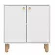 Förvaringsskåp Hanah Home Lina Vit Spånskiva 72x73x36 cm - Skåp och byråer - 8684283800773 - 1