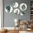 Inramad MDF-tavla Wallity Flerfärgad MDF 43,5x43,5 cm 5 Delar - Tavlor och ramar - 8684283551293 - 2
