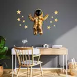 Väggdekor Polyester Wallity Cosmonaut 5 Flerfärgad Polyester 35x47x10 cm - Dekorationer, prydnadsföremål - 8684282463443 - 3