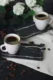 Kaffekoppar Set Hermia Flerfärgad Keramik 4 Delar - Kaffe- och teserviser - 8684282802013 - 2
