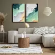 Canvastavla Wallity Flerfärgad Canvas Trä 95x70 cm 2 Delar - Tavlor och ramar - 8684282625513 - 4