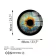 Glastavla Wallity Flerfärgad Glas Ø 60 cm - Tavlor och ramar - 8684282461593 - 6