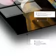 Glastavla Wallity Flerfärgad Glas 70x100 cm - Tavlor och ramar - 8683742891673 - 5