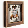 Inramad MDF-tavla Wallity Flerfärgad MDF 16x16x2 cm - Tavlor och ramar - 8684283650293 - 1