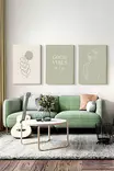 Inramad Tavla Wallity Flerfärgad MDF 33x48 cm 3 Delar - Tavlor och ramar - 8684283137053 - 1