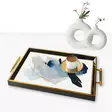 Bricka Aberto Design TPA1 Flerfärgad Glas 50x29x3,5 cm - Serveringsfat - 8684283671953 - 1