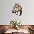 Väggdekor Metall Wallity Horse Flerfärgad Metall 38x53 cm 3 Delar - Dekorationer, prydnadsföremål - 8683743851713 - 4