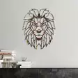 Väggdekor Metall Wallity Lion Flerfärgad Metall 40x50 cm 3 Delar - Dekorationer, prydnadsföremål - 8683743851683 - 2