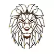 Väggdekor Metall Wallity Lion Flerfärgad Metall 40x50 cm 3 Delar - Dekorationer, prydnadsföremål - 8683743851683 - 1
