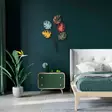 Väggdekor Metall Wallity Monstera Flerfärgad Metall 67x100 cm - Dekorationer, prydnadsföremål - 8683342852753 - 4