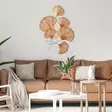 Väggdekor Metall Wallity Flerfärgad Metall 75x5x100 cm - Dekorationer, prydnadsföremål - 8683342215633 - 3