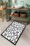 Badrumsmatta Mijölnir Flerfärgad 100% Polyester Digitaltryck Antibakteriell Halkfri 70x120 cm - Badrumsmattor och våtrumsmattor - 8683743998753 - 1