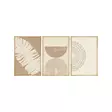 Inramad MDF-tavla Wallity Flerfärgad MDF 50x35 cm 3 Delar - Tavlor och ramar - 8684282976653 - 1