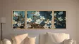 Inramad MDF-tavla Wallity Flerfärgad MDF 50x140 cm 3 Delar - Tavlor och ramar - 8684283206483 - 3