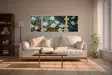 Inramad MDF-tavla Wallity Flerfärgad MDF 50x140 cm 3 Delar - Tavlor och ramar - 8684283206483 - 2