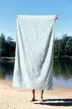 Strandhandduk Mijölnir Flerfärgad Mikrofilament 70x130 cm - Handdukar - 8684282665533 - 2