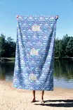 Strandhandduk Mijölnir Flerfärgad Mikrofilament 70% Polyester 30% Polyamid 90x150 cm - Handdukar - 8684282666103 - 4
