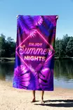 Strandhandduk Mijölnir Flerfärgad Mikrofilament 70% Polyester 30% Polyamid 90x150 cm - Handdukar - 8684282666103 - 3