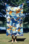 Strandhandduk Mijölnir Flerfärgad Mikrofilament 70% Polyester 30% Polyamid 90x150 cm - Handdukar - 8684282666233 - 2