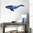 Väggdekor Metall Wallity Reef Whale Flerfärgad Metall 31x94 cm - Dekorationer, prydnadsföremål - 8683743426553 - 4