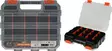 Plastlåda 32x27x8cm svart/orange, PP, 760g, streckkod - Hushållsprodukter - 8721037123273 - 1