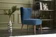 Öronlappsfåtölj Atelier del Sofa Layla Blå Polyuretan Akryl Polyester 65x65x80 cm - Fåtöljer - 8683342008143 - 3