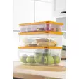 Förvaringslåda Set Hermia Orange Plast 3 Delar - Matlådor och matförvaringsbehållare - 8684282978183 - 4