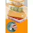 Förvaringslåda Set Hermia Orange Plast 3 Delar - Matlådor och matförvaringsbehållare - 8684282978183 - 2