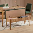 Bänk Hanah Home Vina Bank Green Grön Spånskiva 110x85x40 cm - Bänkar - 8681875791143 - 2