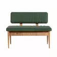 Bänk Hanah Home Vina Bank Green Grön Spånskiva 110x85x40 cm - Bänkar - 8681875791143 - 1