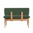 Bänk Hanah Home Vina Bank Green Grön Spånskiva 110x85x40 cm - Bänkar - 8681875791143 - 6