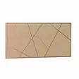 Spegel Hanah Home Orezo Brons MDF 60x120x2,2 cm - Speglar - 8684282429623 - 1