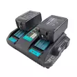 PNI DCH218 Dubbelladdare för 18V batterier - Jonköping ock Makita LXT kompatibel - Batterier och laddare - 5949066530463 - 12
