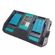 PNI DCH218 Dubbelladdare för 18V batterier - Jonköping ock Makita LXT kompatibel - Batterier och laddare - 5949066530463 - 2