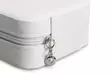 Smyckeskrin Aberto Design Aberto Vit Pu Läder 10x10x5,5 cm - Förvaringslådor och korgar - 8683743767953 - 6