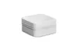 Smyckeskrin Aberto Design Aberto Vit Pu Läder 10x10x5,5 cm - Förvaringslådor och korgar - 8683743767953 - 4