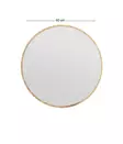 Spegel Hanah Home Ozze Natur Mdf 60x60x2,2 cm - Speglar - 8683743823093 - 6
