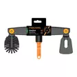 Räystäskourun puhdistaja OneClick Fiskars 1080698 - Säädettävä kourunpuhdistaja harjalla ja raaputtimella - Trädgårdsverktyg - 6411501390363 - 3