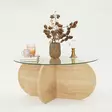 Soffbord Hanah Home Bubble Safir Ek Härdat Glas Spånskiva 75x35x75 cm - Soffbord - 8683742112143 - 7